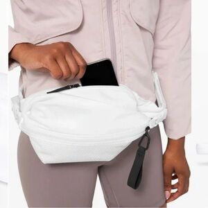 Lululemon All Hours Belt Bag White Crossbody